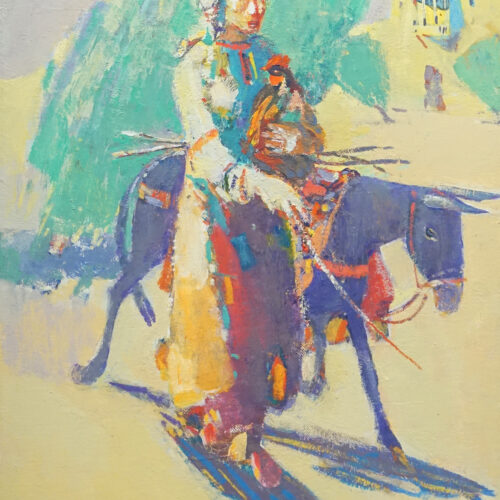 Woman with Pet