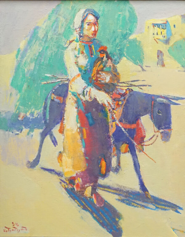 Woman with Pet