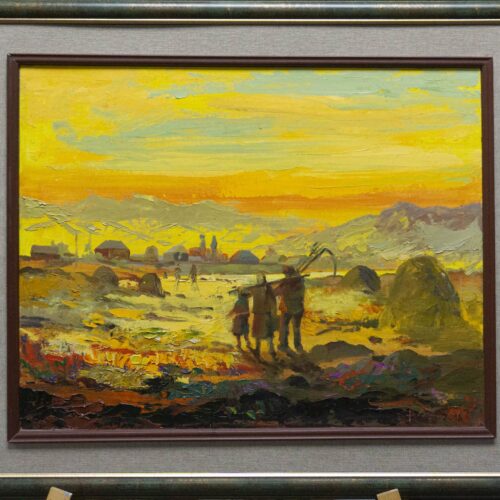 Sunset in the Village