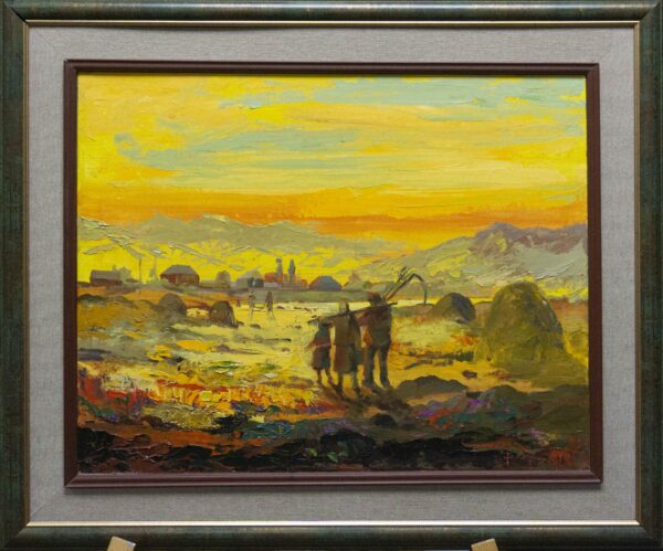Sunset in the Village