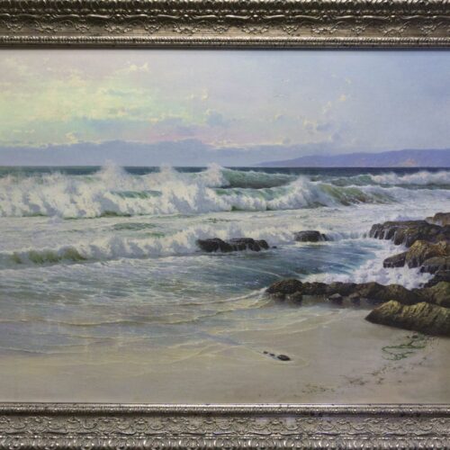 Waves on a Rocky Shore
