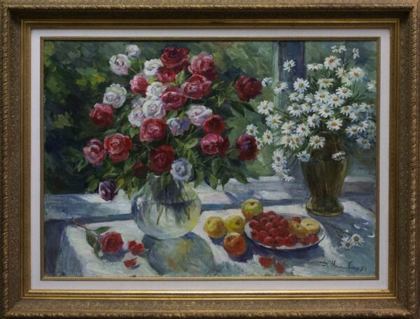 Still life with Flowers and Fruits