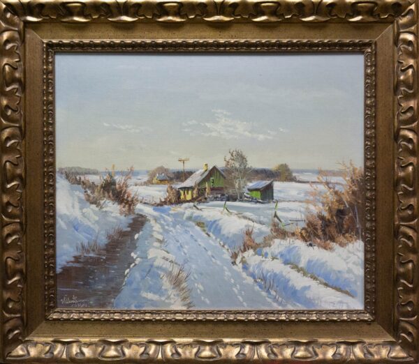 Winter Country Road