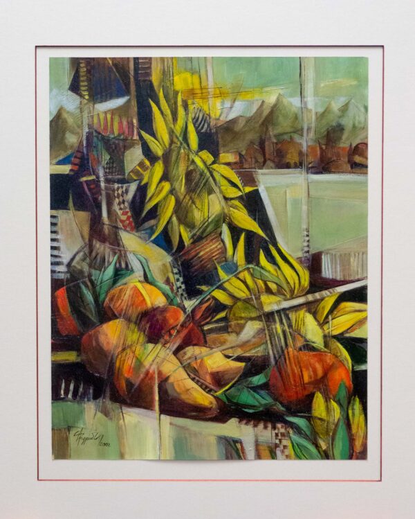 Still Life with Sunflowers and Pears