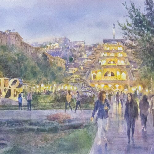 Yerevan In The Evening