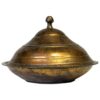 Copper Food Dish with Cover #149