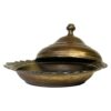Copper Food Dish with Cover #150