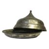 Copper Food Dish with Cover #151
